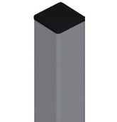 50x50mm core drill post 1800mm OR 2100mm H Aluminium, with top cap